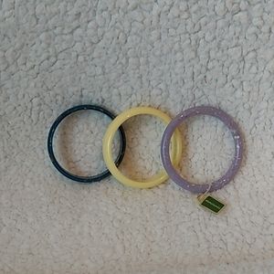 Vintage bracelets turquoise yellow and purple